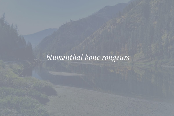 blumenthal bone rongeurs