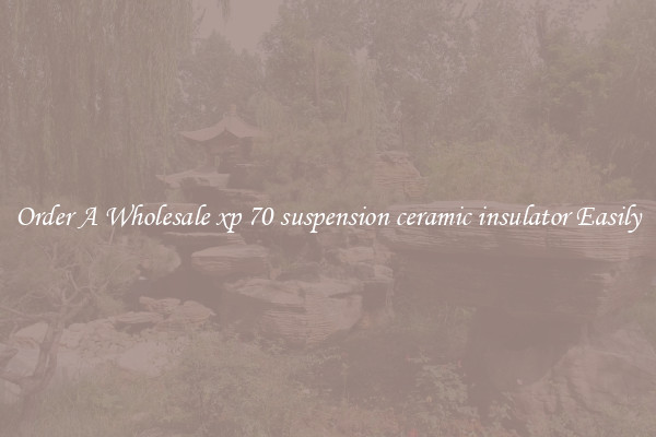 Order A Wholesale xp 70 suspension ceramic insulator Easily