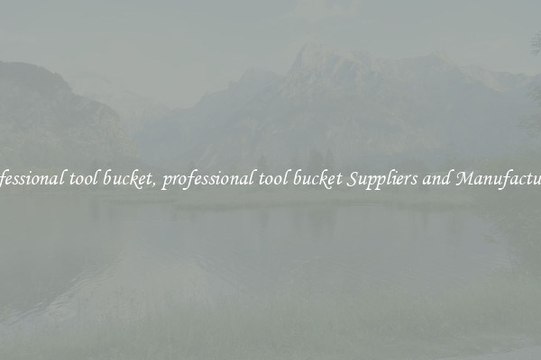 professional tool bucket, professional tool bucket Suppliers and Manufacturers