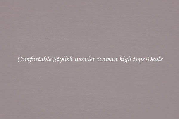 Comfortable Stylish wonder woman high tops Deals