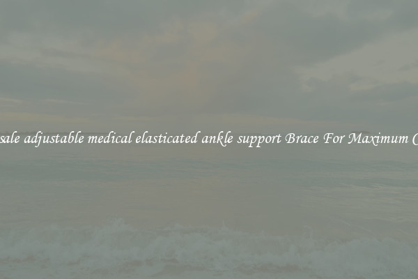 Wholesale adjustable medical elasticated ankle support Brace For Maximum Comfort