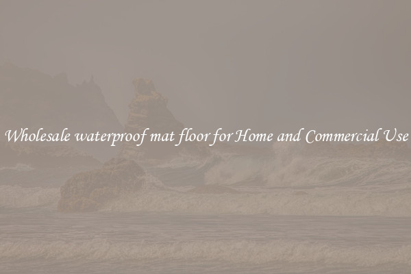 Wholesale waterproof mat floor for Home and Commercial Use