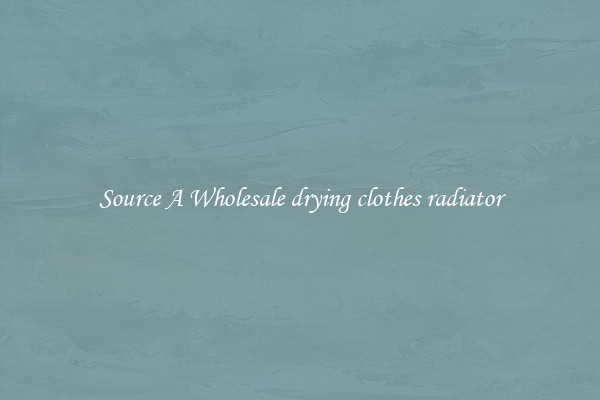 Source A Wholesale drying clothes radiator