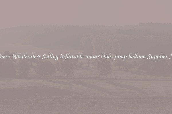 Chinese Wholesalers Selling inflatable water blobs jump balloon Supplies Now