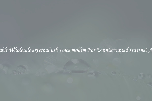 Reliable Wholesale external usb voice modem For Uninterrupted Internet Access