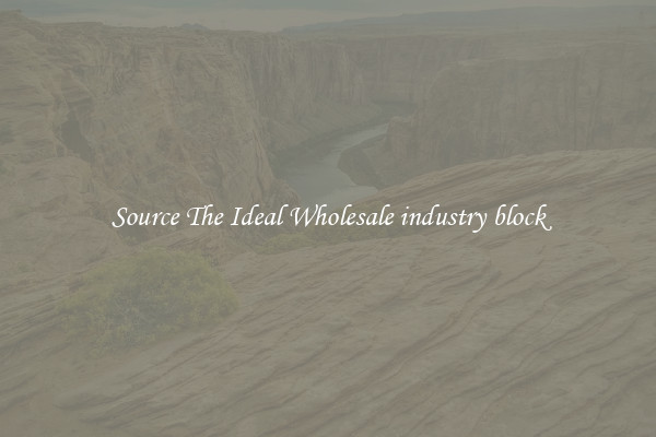 Source The Ideal Wholesale industry block