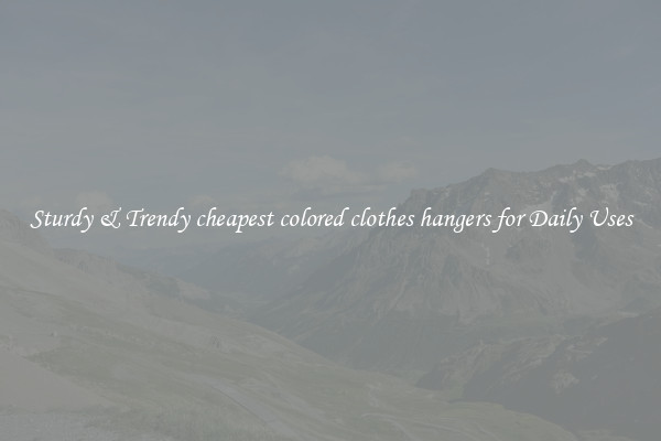 Sturdy & Trendy cheapest colored clothes hangers for Daily Uses